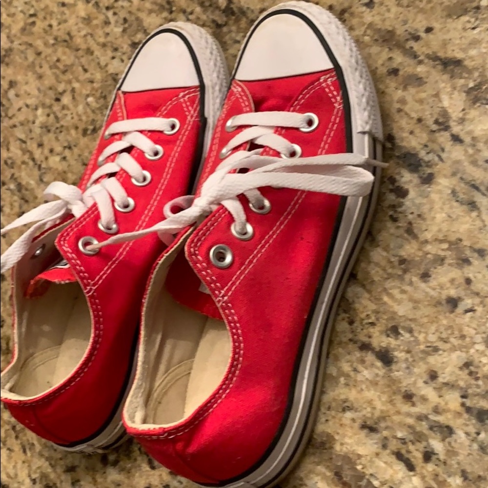 Red Converse - Picture 3 of 3